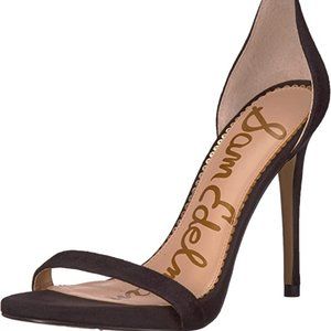 NIB  Sam Edelman Women's Ariella Heeled Sandal- black suede size 6 👠💗💃
